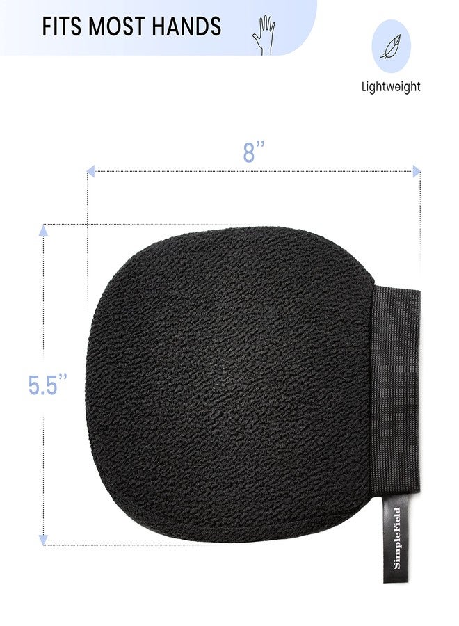 SimpleField Korean Exfoliating Mitt for Remove Dead Skin. 100% Viscose Deep Kessa Exfoliating Glove for Body Scrub, Keratosis Pilaris and Self Tanning Removal. Easily Smooth Skin Surface. (1 Piece) - Image 5
